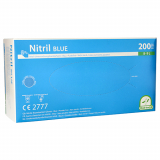 10 x  200 Medi-Inn® Handschuhe, Nitril puderfrei Blue blau Größe L