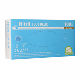 10 x  100 Medi-Inn® PS Handschuhe, Nitril puderfrei Blue Plus blau Größe XL