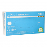 10 x  100 Medi-Inn® PS Handschuhe, Nitril puderfrei White Plus weiss Größe XL